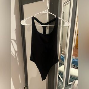 Alo Yoga Black Activewear Bodysuit